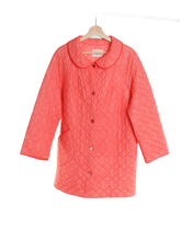 Load image into Gallery viewer, 60s Reworked Coral Quilted Jacket
