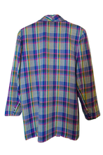 Load image into Gallery viewer, 80s Colourful Check Blazer

