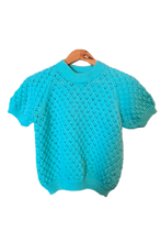 Load image into Gallery viewer, Baby Blue Short-Sleeve Knit
