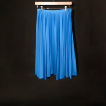 Load image into Gallery viewer, Royal Blue High Waisted Pleated Skirt
