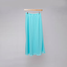 Load image into Gallery viewer, 80s Baby Blue Maxi Skirt
