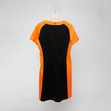 Load image into Gallery viewer, 80s Colourblock Midi Dress

