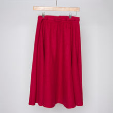 Load image into Gallery viewer, 70s Burgundy A-Line Skirt
